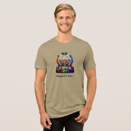 Politieke Straatstijl - Kleuren Modebewust Tri-Blend Shirt