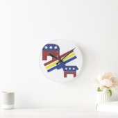 Politieke symbolen ronde klok (Huis)