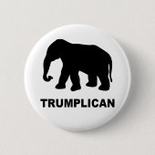 Politieke trumplican ronde button 5,7 cm (Voorkant)