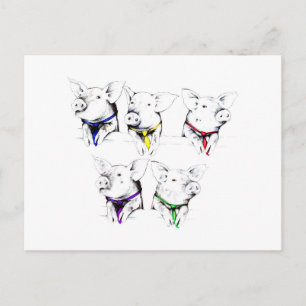 Politieke Varkens (Briefkaart) Briefkaart