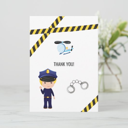 Politieke verjaardag bedankkaart (Staand voorkant)