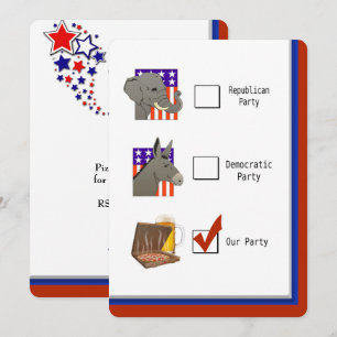 politieke verkiezingen nachtpartij kaart