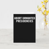 Politieke verzetskunst – abortus van ongewenste pr kaart (Gele Bloem)