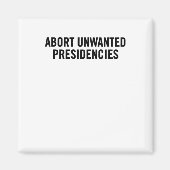 Politieke verzetskunst – abortus van ongewenste pr magneet (Voorkant)