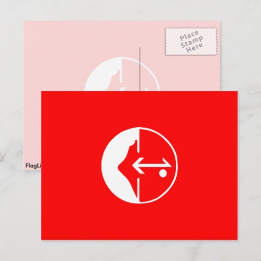 Politieke vlag Colombia Briefkaart (Voorkant / Achterkant)