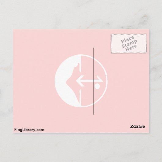 Politieke vlag Colombia Briefkaart (Achterkant)