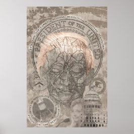 Politieke voorvechter van het bi-partisanale team poster