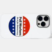 Politieke werknemers doen het voor de democratie Case-Mate iPhone case (Achterkant (horizontaal))