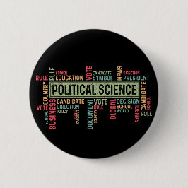 Politieke Wetenschappen Ronde Button 5,7 Cm