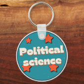 Politieke wetenschappen sleutelhanger (Achterkant)