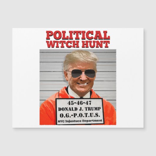 Politieke Witch Hunt van Donald Trump (Voorkant)