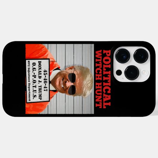 Politieke Witch Hunt van Donald Trump Case-Mate iPhone Case (Achterkant (horizontaal))