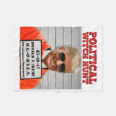 Politieke Witch Hunt van Donald Trump Fleece Deken (Voorkant (Horizontaal))