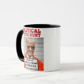 Politieke Witch Hunt van Donald Trump Mok (Voorkant links)