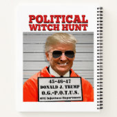 Politieke Witch Hunt van Donald Trump Notitieboek (Achterkant)