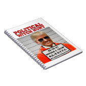 Politieke Witch Hunt van Donald Trump Notitieboek (Rechterzijde)