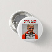 Politieke Witch Hunt van Donald Trump Ronde Button 3,2 Cm (Voorkant /achterkant)