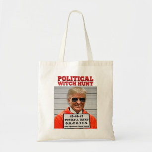 Politieke Witch Hunt van Donald Trump Tote Bag
