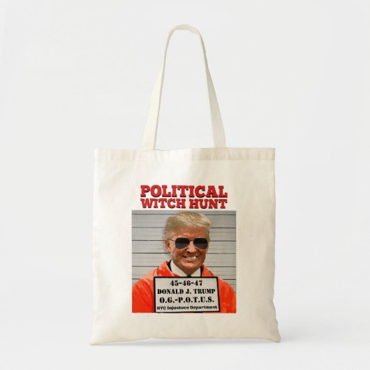 Politieke Witch Hunt van Donald Trump Tote Bag (Voorkant)