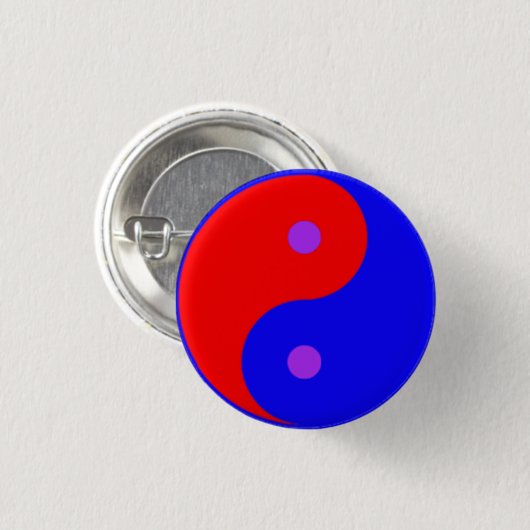 Politieke Yin Yang Button (Voorkant /achterkant)