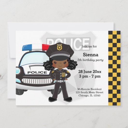 Politiekinderfeestje Kaart (Voorkant)