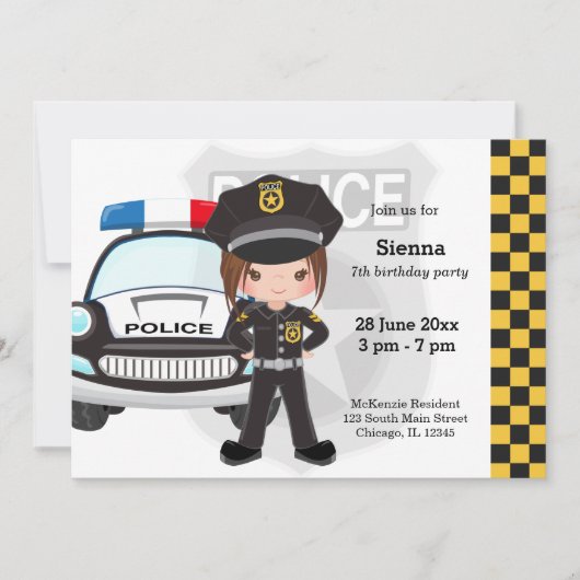 Politiekinderfeestje Kaart (Voorkant)