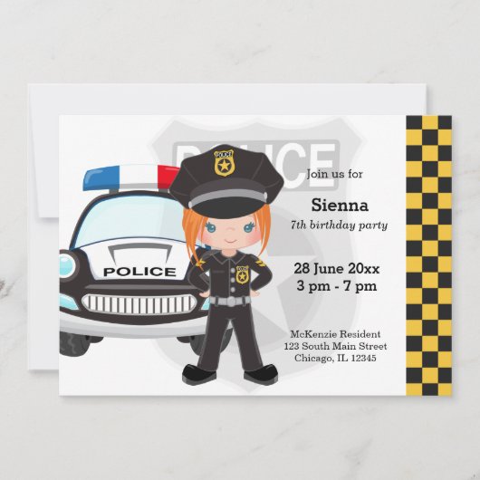 Politiekinderfeestje Kaart (Voorkant)
