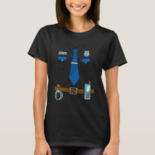Politiekostuum Cop Uniform agent Halloween T-shirt