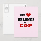 politieliefde briefkaart (Voorkant / Achterkant)