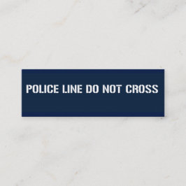 POLITIELIJN KRUIST GEEN Visitekaartjes