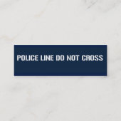 POLITIELIJN KRUIST GEEN Visitekaartjes (Achterkant)