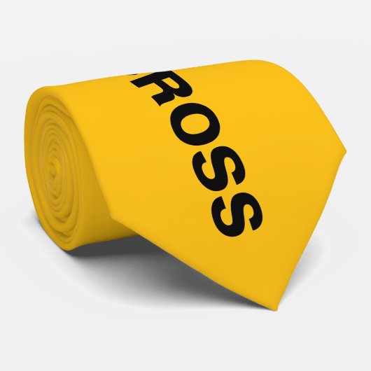 POLITIELIJN KRUIST NIET grappig Stropdas (Opgerold)