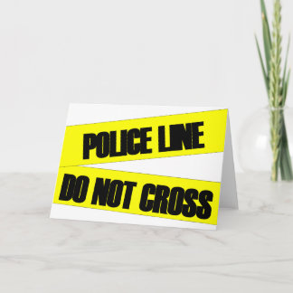 Politielijn kruist niet kaart