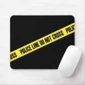 Politielijn NIET OVERSCHRIJDEN Muismat (Met muis)