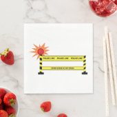 Politielijn plaats delict servet (Insitu)