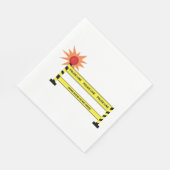 Politielijn plaats delict servet (Hoek)