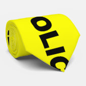 Politielijn snijdt geen tape-Stropdas Stropdas (Opgerold)