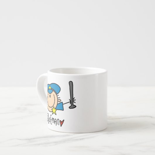 Politieman beroep espresso kop (Links)