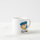 Politieman beroep espresso kop (Voorkant rechts)