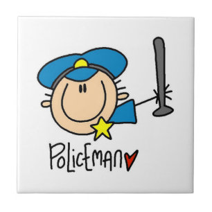 Politieman beroep tegeltje