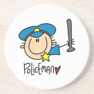 Politieman beroep zandsteen onderzetter