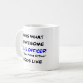 politieman die geen politieman van het vrouw is, g koffiemok (Voorkant links)