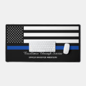Politieman Dünne Blauwe Lijn Bureaumat (Keyboard & Muis)