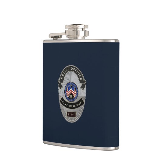 politieman Flask Heupfles (Links)