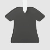 Politieman Handhaving Agent Shirt Kerstmis Ornament (achterkant)