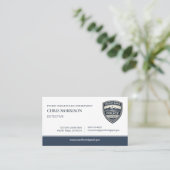 Politieman Handhaving QR-code Visitekaartje (Staand voorkant)