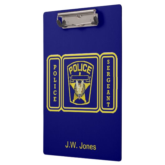 politieman klembord (Links)