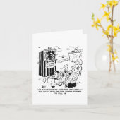 Politieman Punch & Judy Show Kaart (Gele Bloem)
