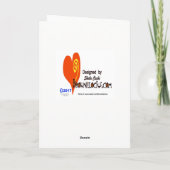 Politieman Snowman Christmas Kaart Dept. of Persoo (Achterkant)