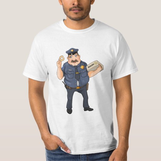 politieman t-shirt (Voorkant)